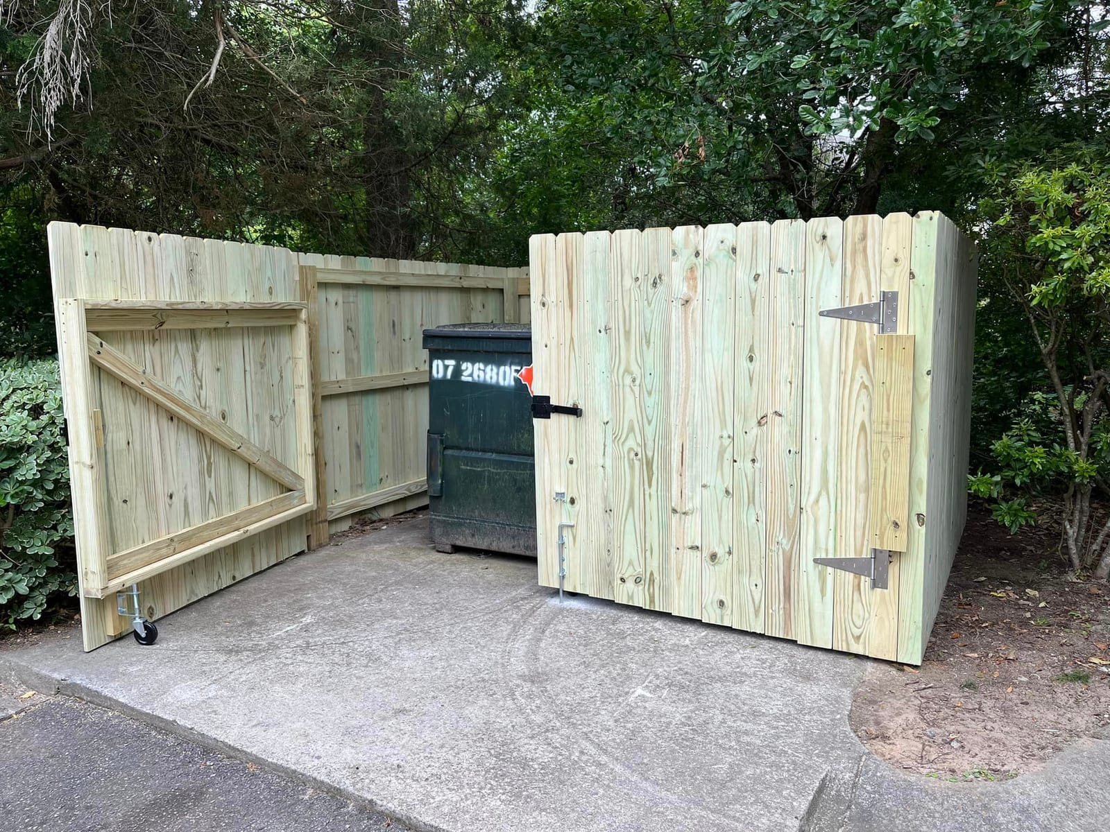 Chain Link — Dumpster Corrals
